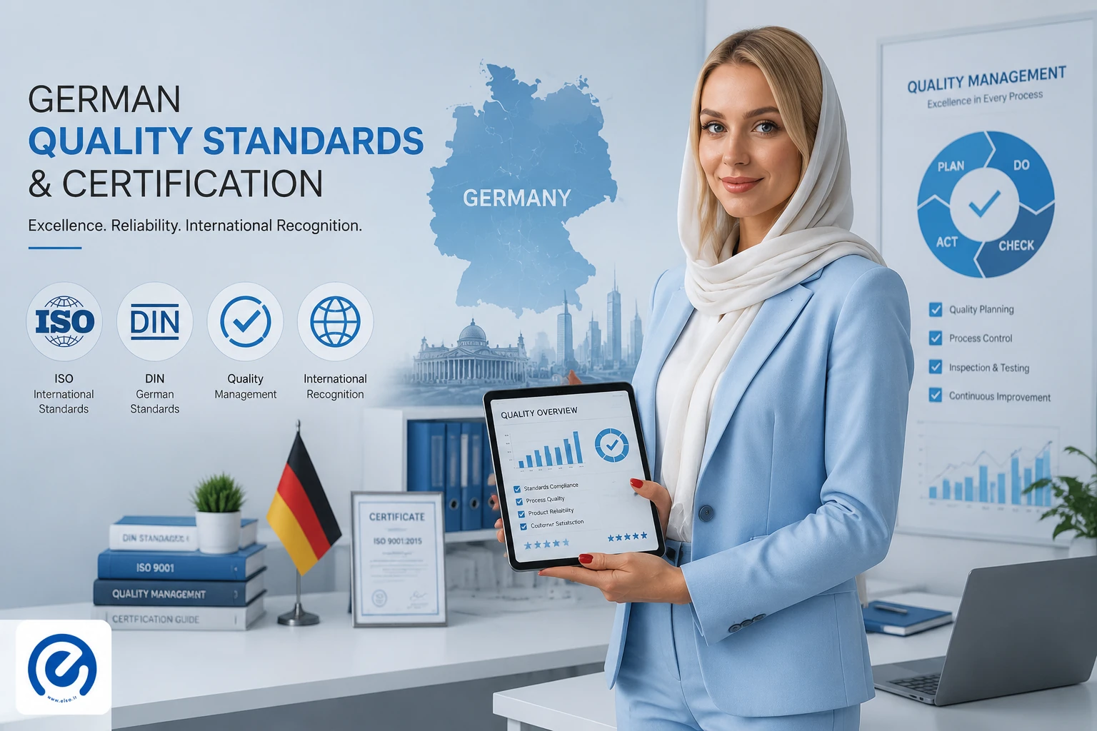 DGQ آلمان  ،انجمن کیفیت آلمان  ،DAkkS  ،  نهاد معتبر صدور گواهینامه ، آموزش کیفیت و استاندارد ،    شفافیت DGQ